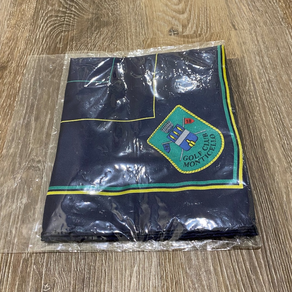Gianni Butti Golf Club Monticello 100% Silk Scarf